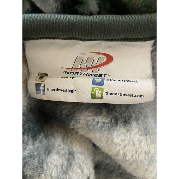 Vintage Northwest Deer Buck Reversible Throw 63x50 - Picture 5 of 7